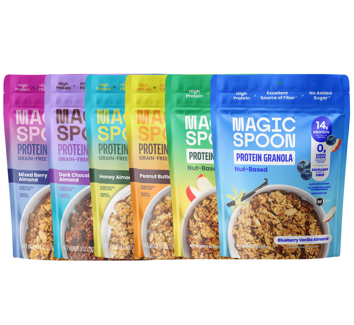 Variety 6 - 6 Bags of Granola