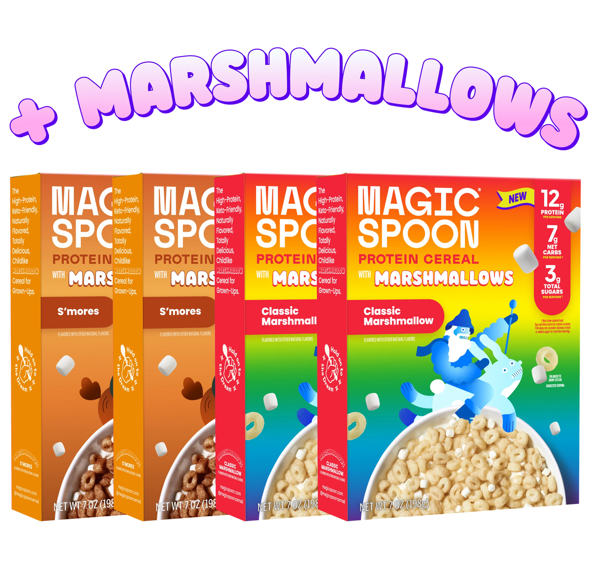 Classic Marshmallow & S'mores - Protein Cereal with Marshmallows